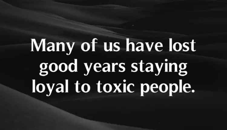Staying Loyal to Toxic People - Love Wide Open